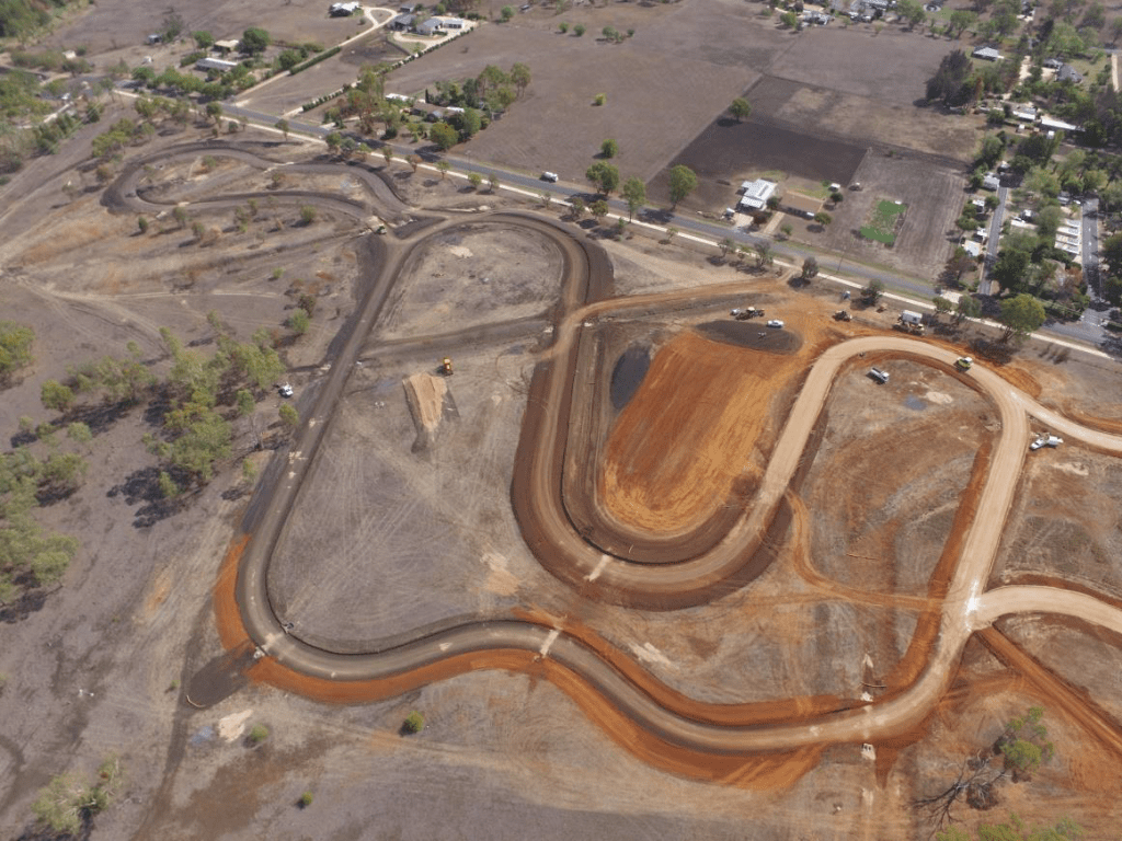 Image: A birds eye view of the $1.4 million sports circuit.