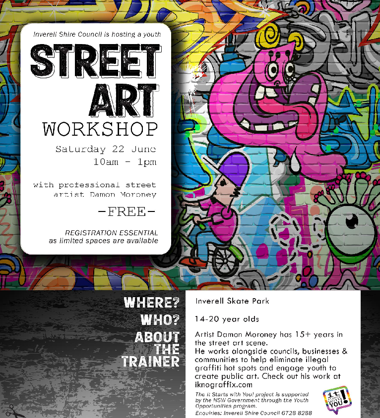 Street Art Workshop - 22 June 2019