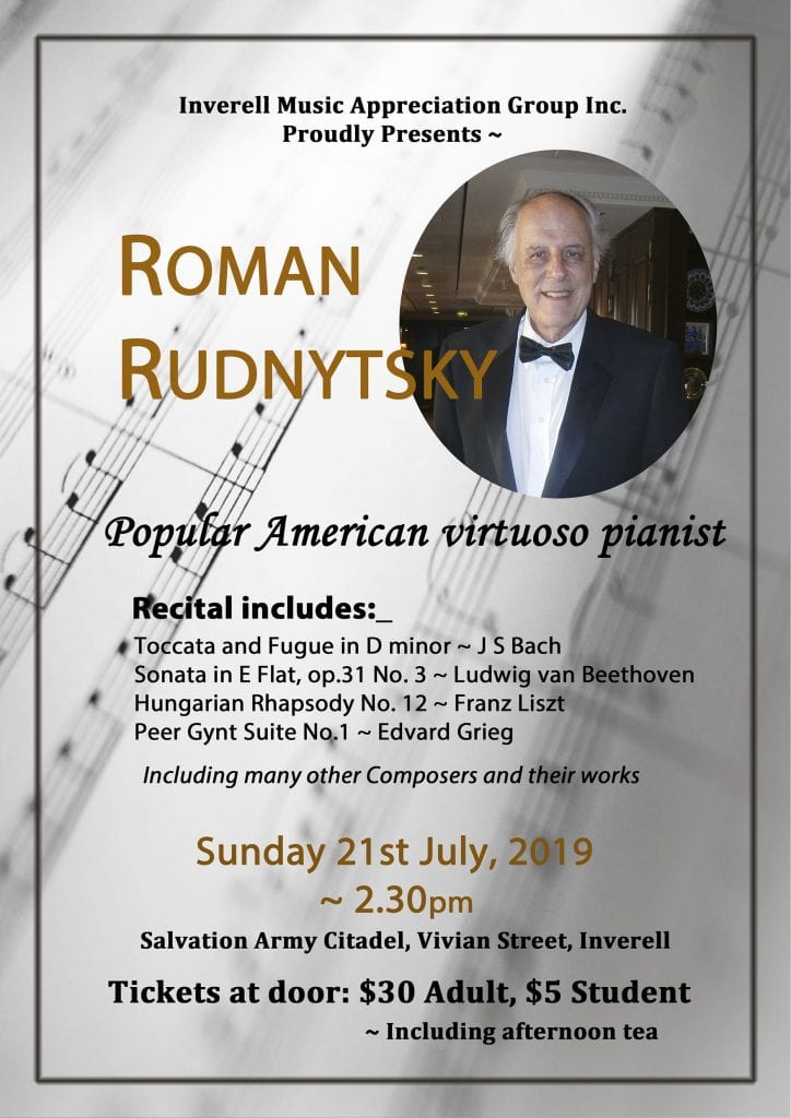 Roman Rudnytsky Recital