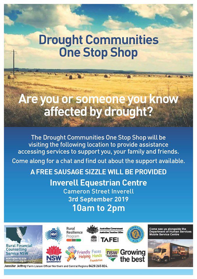 Drought Communities One Stop Shop - 3 September 2019, 10am