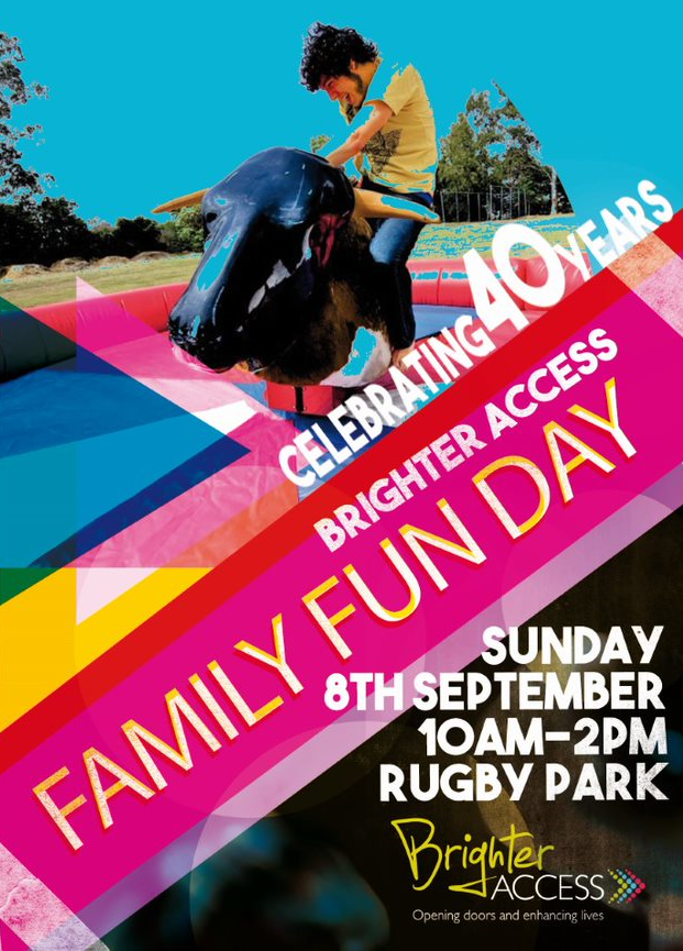 Brighter Access Family Fun Day - 8 September 2019, 10am - Rugby Park