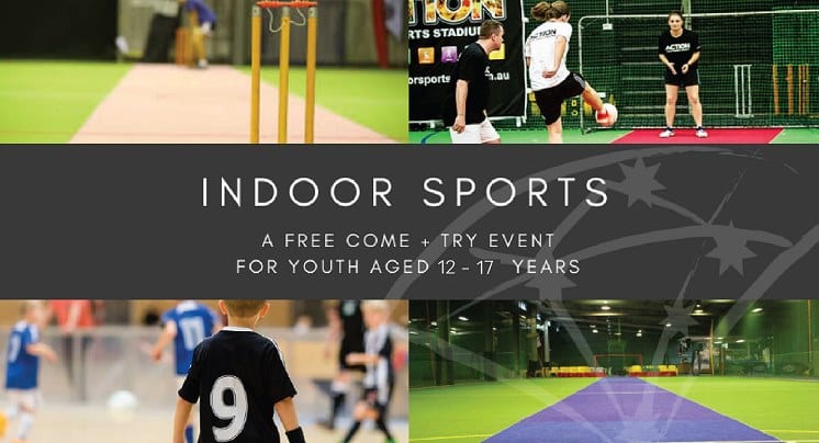 Free Indoor Sports - Comes and Try event - 4 October 2019