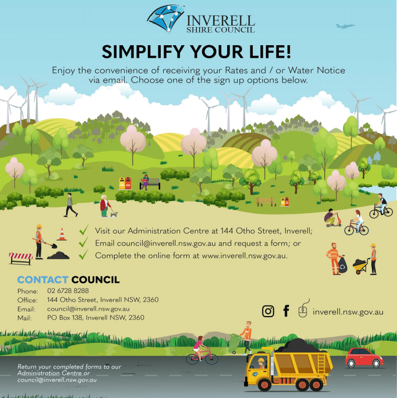 Simplify your life - Sign up to receive your rates notices by email