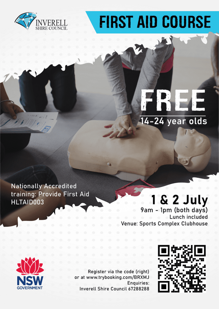 Youth First Aid Course - July 2021