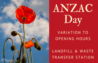 Variation To Opening Hours - ANZAC Day 2024