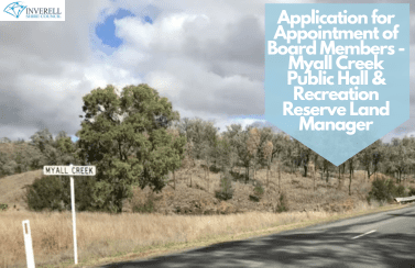 Myall Creek Public Hall & Recreation Reserve Land Manager