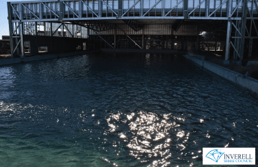 Work commenced on Hydrostatic testing of the 50m pool at the Inverell Aquatic Centre.